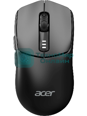 Мышь беспроводная Acer OMR312 черный, 3200 dpi, радиоканал, Bluetooth, USB, кнопки - 5