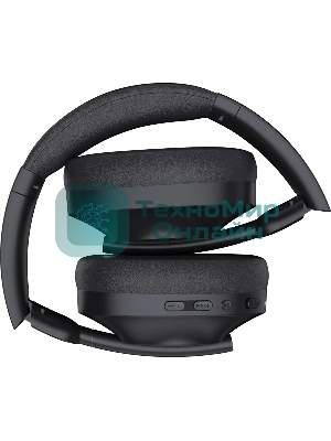 Беспроводные/проводные наушники Defender FreeMotion B485 черный, накладные, Bluetooth + проводной, складная конструкция, микрофон, до 8 ч