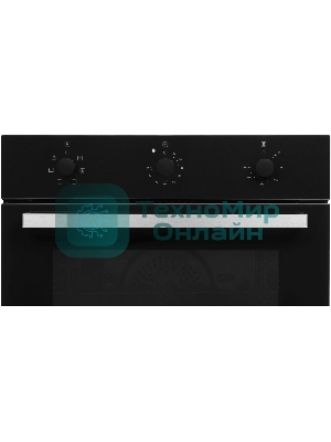 Духовой шкаф электрический Hyundai HEO 6631 BG черное стекло