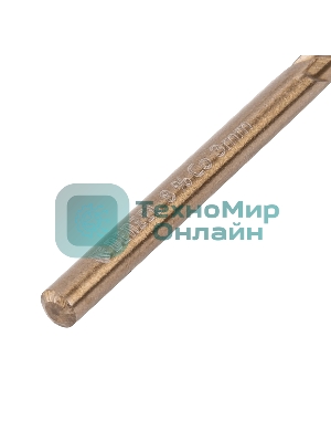 Сверло по металлу Denzel 3 мм, HSS Co-8%