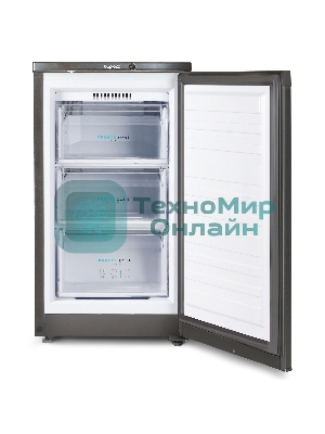 Морозильная камера Бирюса W412 графит, 80л, 3 ящика