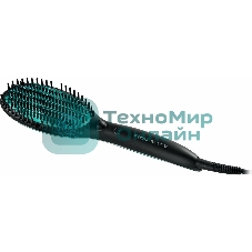 Расческа-выпрямитель Rowenta CF5820F0 черный/зеленый, 200 °C, 3 режима