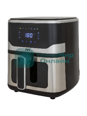 Аэрогриль JVC JK-MB054 черный, 1800 Вт, 6 л, сенсор, 7 программ