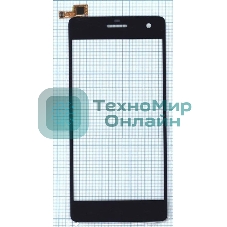 Сенсорное стекло (тачскрин) для Micromax Canvas Knight A350, черное