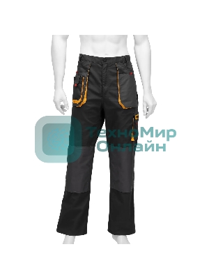 Брюки профессиональные рабочие Denzel 65% полиэстер 35% хлопок, XL