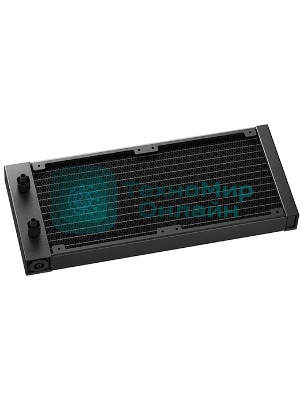 Система жидкостного охлаждения Deepcool LE240 PRO ARGb Soc-AM5/AM4/1200/1700/1851 черный 4-pin 28.2-33dB Al 280W 1347gr Ret (R-LE240PRO-BKAMMC-G-1)