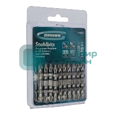 Набор бит Gross 11217 двухстор. ph2-pz2х45 мм сталь s2 10 шт.