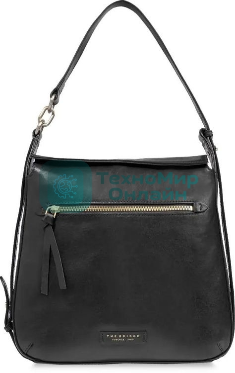 Сумка женская The Bridge Ingrid 04572501/30 черная натур.кожа