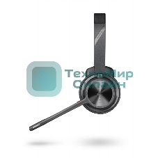 Гарнитура Plantronics Voyager 4320 UC чёрный, беспроводная + проводная, Bluetooth, до 47 ч