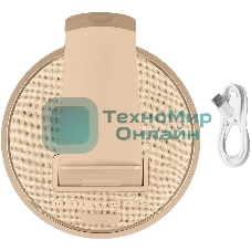 Портативная колонка BBK BTA1110 золотистый 10W 2.0 BT 10м 1800mAh