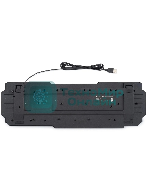 Клавиатура Oklick 750G Frost War проводная, USB Type-A, чёрный