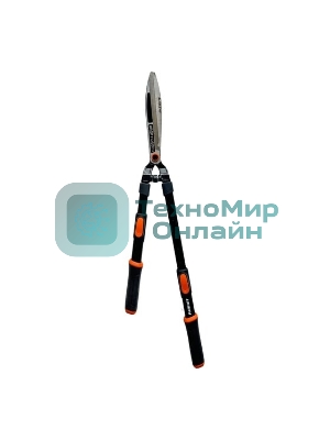 Ножницы для живой изгороди Patriot CSF 860 Т, прямые кованые лезвия, телескоп.ручки, PP+TPR рукоятки, регул-ка прижима, 860 мм