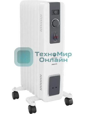 Радиатор масляный Royal Clima ROR-FR7-1500M 1500Вт белый/черный