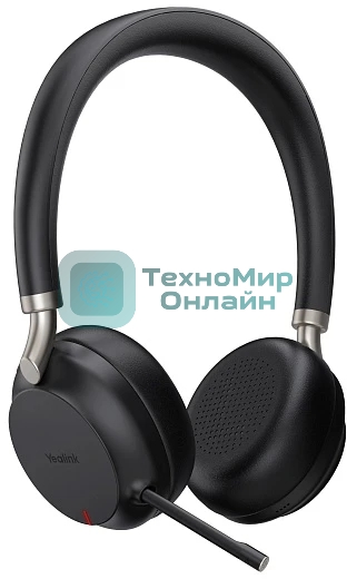 Гарнитура беспроводная Yealink BH72 Lite UC Black USB-C, Bluetooth, HD, пров.зарядка, шумодав, черная (BH72 Lite UC Black USB-C)