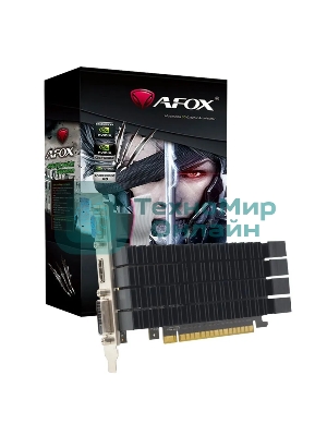 Видеокарта AFOX GT730 2G DDR3 64bit heatsink DVI HDMI