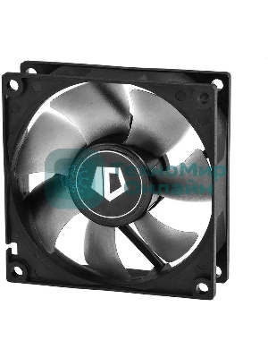Вентилятор для корпуса ID-Cooling NO-8025-SD черный, 80 мм, 2000 об/мин, 21 дБ, 3 pin