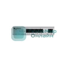 Коммутатор Unmanaged Switch 4x1000Base-T PoE, 1x1000Base-T, PoE Budget 60W, Long-range PoE up to 250m, metal case