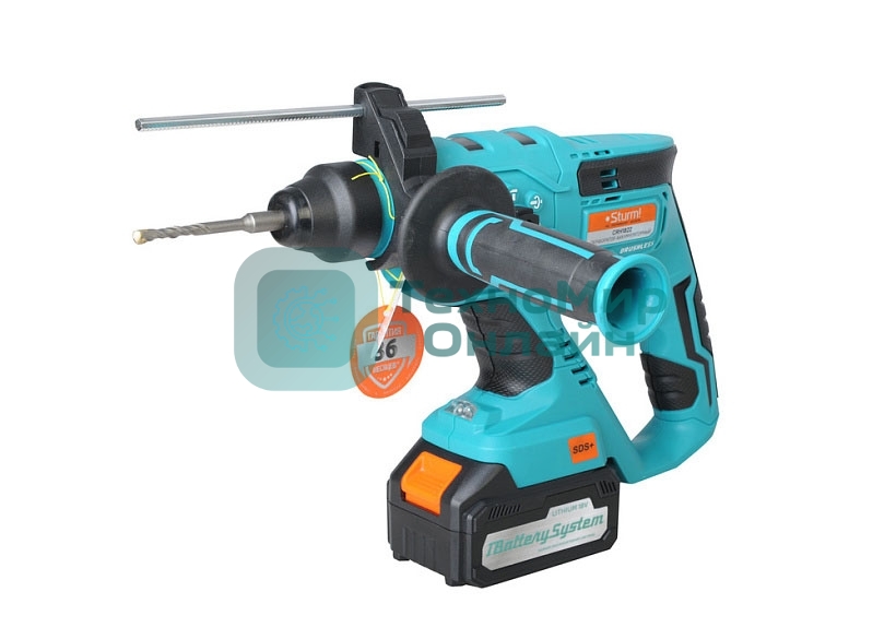 Перфоратор Sturm! CRH1822 SDS-plus уд.:2.2Дж аккум. (кейс в комплекте)