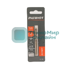 Сверло PATRIOT EXPERT по металлу, Р6М5К5, 3,5 мм, 1шт в блистере
