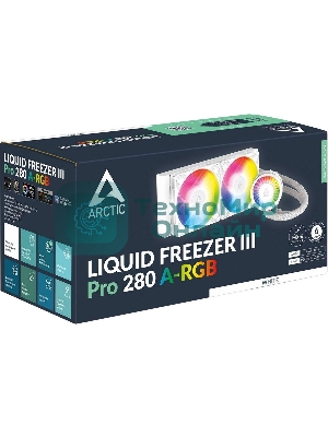 Система жидкостного охлаждения Cooling Arctic Liquid Freezer III Pro 280 A-RGb белый Multi Compatible All-In-One CPU Water Cooler