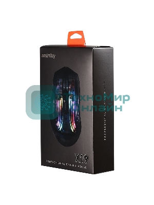 Мышь проводная игровая Smartbuy (SBM-749G-G) RUSH X19 серый