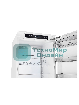 Встраиваемый холодильник Korting KSI 19547 CFNFZ белый, двухкамерный, 200/67л, морозилка снизу, No Frost