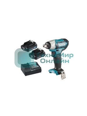 Гайковерт ак(уд)Makita TW141DWAE 12В,2х2Ач Li-ion,0-3200у\м,145Нм,квадрат 1\2