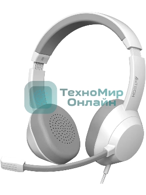 Гарнитура A4Tech Fstyler FH150U белый/серый, проводная