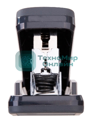 Степлер настольный Deli E0464BLACK Exceed 24/6 26/6 (25 листов) черный, 100 скоб, металл/пластик закрытый/открытый, коробка