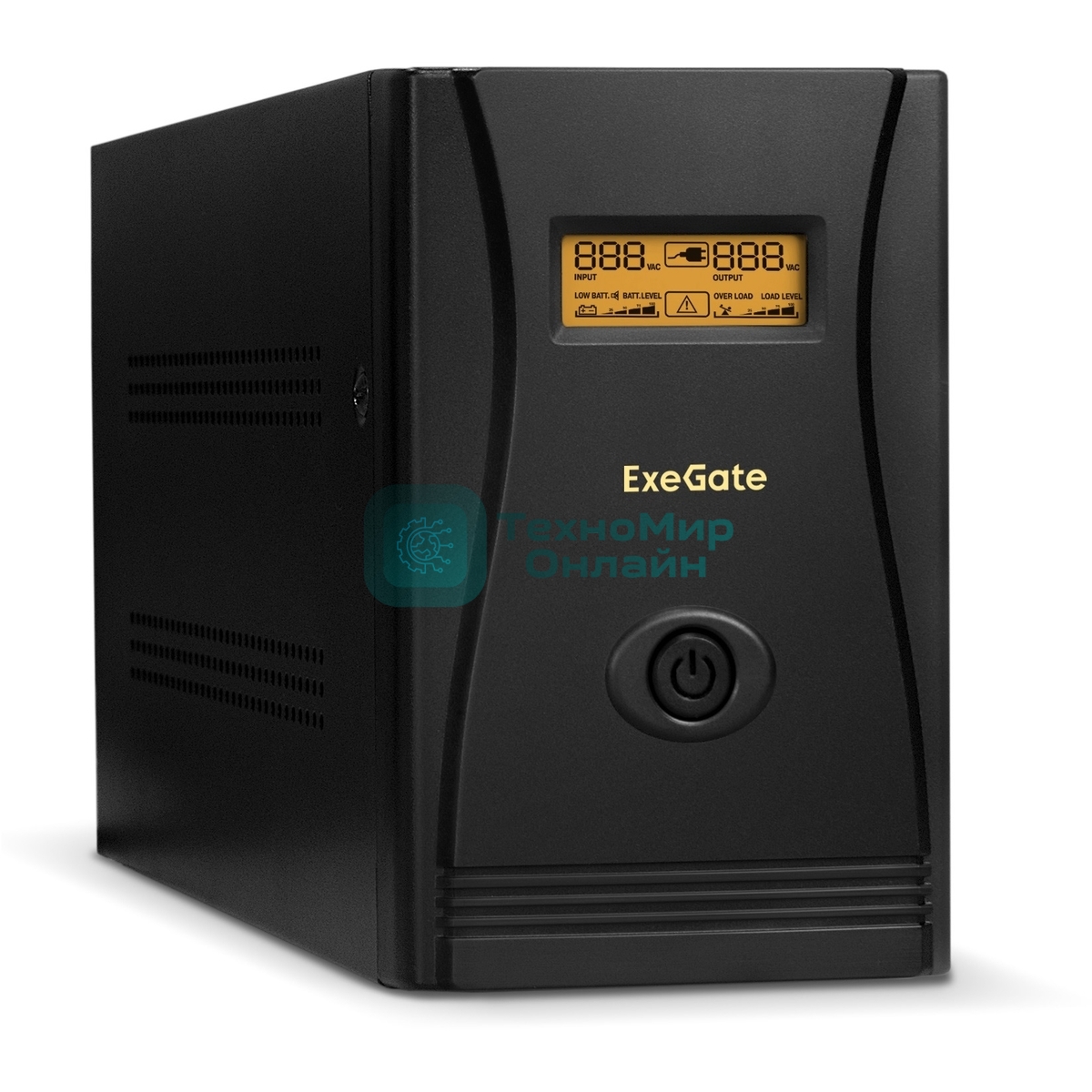 Источник бесперебойного питания ExeGate SpecialPro Smart LLB-1000.LCD.AVR.C13.RJ 1000VA/650W, LCD, AVR, 6*IEC-C13, RJ45/11, черный