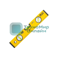Строительный уровень Deli DL290300 300мм Алюминиевый сплав. Мягкая резина на обоих концах. Магнит для удобства эксплуатации. Измерение под углом 45°.