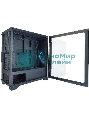 Компьютерный корпус Azza Eclipse черный без БП ATX 9x120мм 5x140мм 2xUSB 2.0 1xUSB 3.0 audio bott PSU