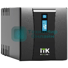 Источник бесперебойного питания ITK Electra EET-1000VA-1-002-S 600Вт 1000ВА черный