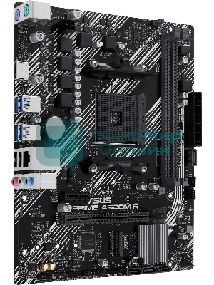 Материнская плата ASUS PRIME A520M-R, AM4, AMD A520, 2xDDR4, 4xSATA, 1xM.2, 1xPCIe 3.0 x16, 1xPCIe x1, 1xHDMI, 1x 1Gb LAN, 2xUSB-A 2.0, 4xUSB-A 3.2 Gen 1, 3x3.5 мм, 7.1, mATX