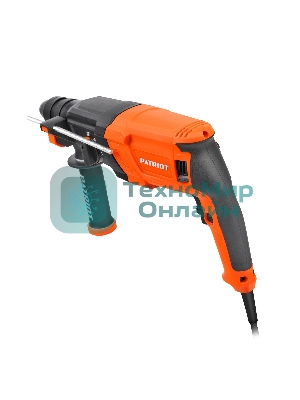 Перфоратор Patriot RH 243Q, SDS+, мощность 770 Вт, 2.6 Дж, 3 режима работы, быстросменный патрон QCC, макс.диаметр 24мм, глубиномер, кейс