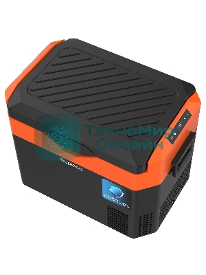 Холодильник автомобильный Бирюса НС-30P7 оранжево-черный