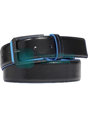 Ремень мужской Piquadro Blue Square CU6743B2/N 125х3.5 см черный натур.кожа