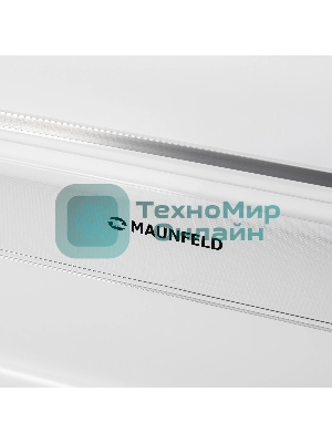 Холодильник Maunfeld MFF1857NFW белый мат. инвертер двухкамерный 336/117л морозилка снизу