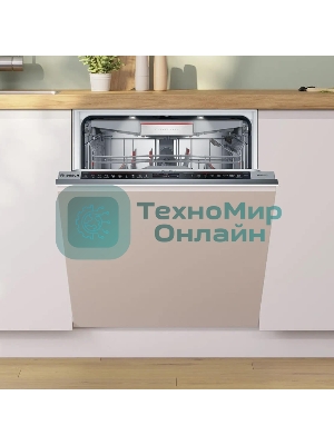Встраиваемая посудомоечная машина Bosch SMD8TCX04E, нержавеющая сталь, 59.8 см, 14 компл., 42 дБ, класс A