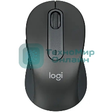 Мышь беспроводная Logitech Signature M650 графитовый, 4000 dpi, радиоканал, Bluetooth, USB, кнопки - 5