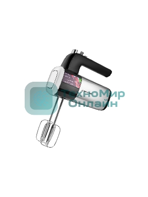 Миксер BRAYER, 800 Вт, 5 скор.реж, турбо,насад. венчики, насад для взбивания