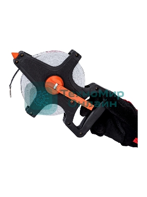 Рулетка геодезическая Sparta, 50 м х 12,5 мм, лента ПВХ, открытый корпус