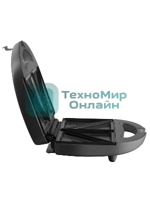 Сэндвичница электрическая Endever Skyline SM-28, черный/стальной, мощность 850 Вт