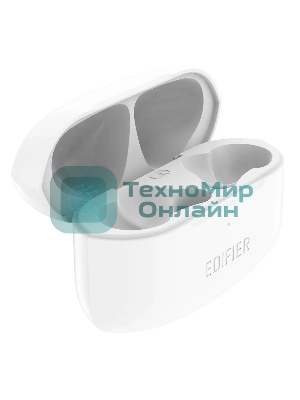Наушники TWS Edifier TWS330 NB белый, внутриканальные, Bluetooth, активное шумоподавление, до 5 ч