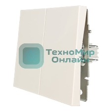 Выключатель 2-кл. СП ZIMA IP20 10А безвинт. зажим слон. кость LEZARD 704-9088-101QC