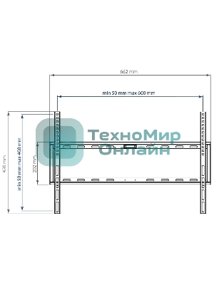 Кронштейн Arm media STEEL-1 new черный, настенный, 32