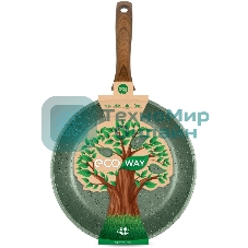Сковорода НМП ECO WAY EW126, 26 см, зеленый
