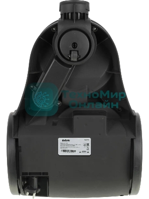 Пылесос BBK BV 1502 черный/темная вишня, 300/1600 Вт, уборка сухая, пылесборник контейнер 2 л