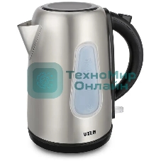 Чайник электрический MYSTERY MEK-1654 1.7 л, 2000 Вт, нержавеющая сталь