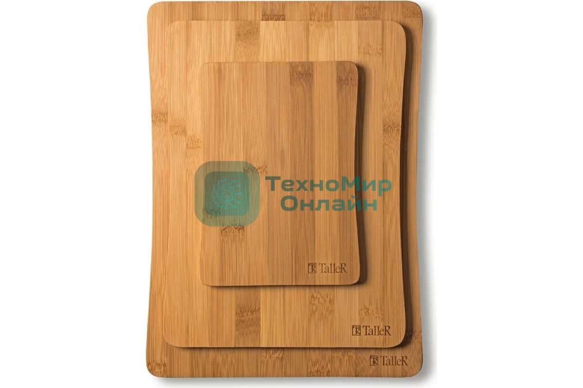 Доска разделочная TalleR TR-52216 набор 3 пр. Материал: бамбук